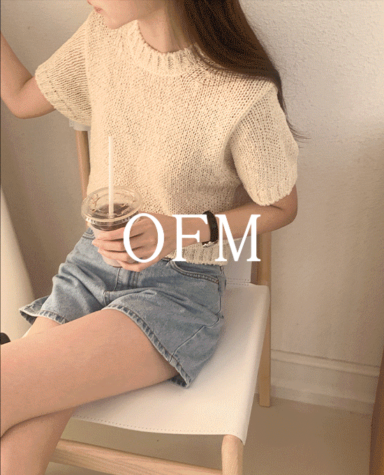 [당일발송][ofm] 썸머 팝콘 라운드 (knit)
